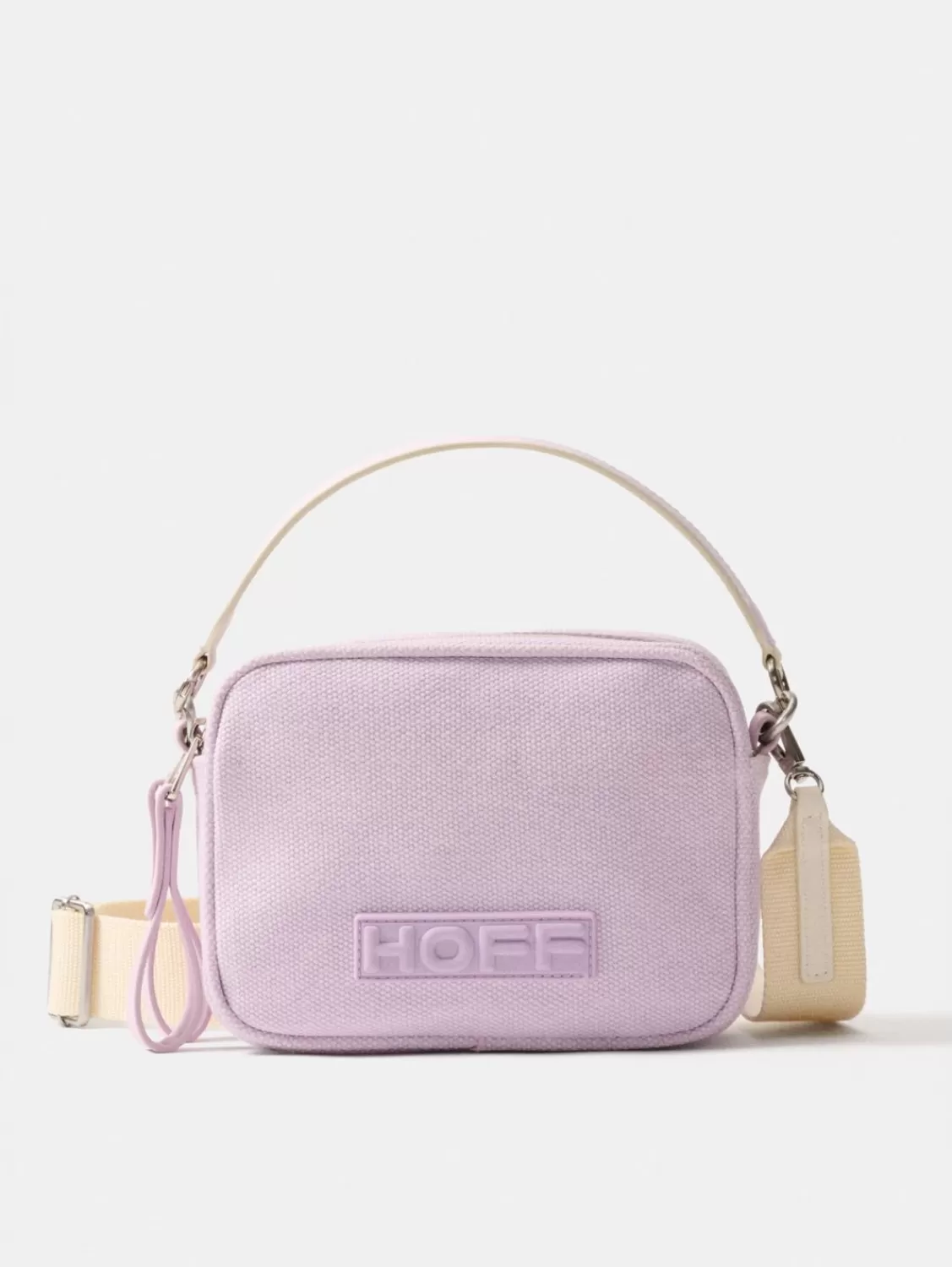Mujer HOFF Bolso Bandolera Asa Doble Canvas Cannes Lila
