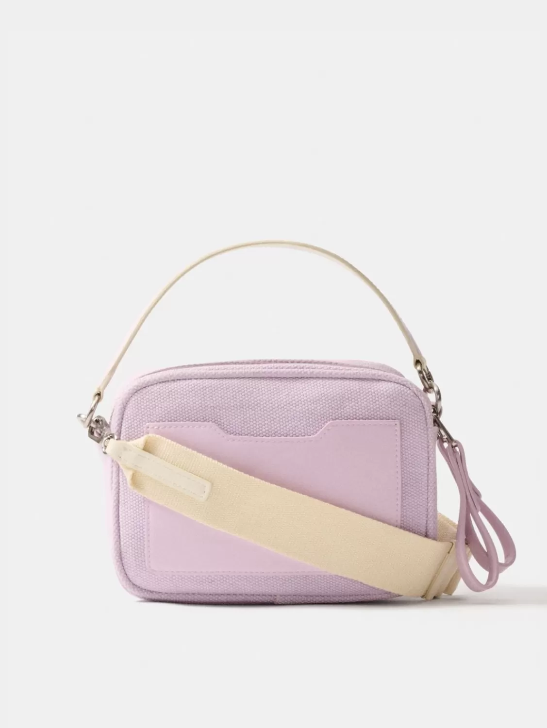 Mujer HOFF Bolso Bandolera Asa Doble Canvas Cannes Lila
