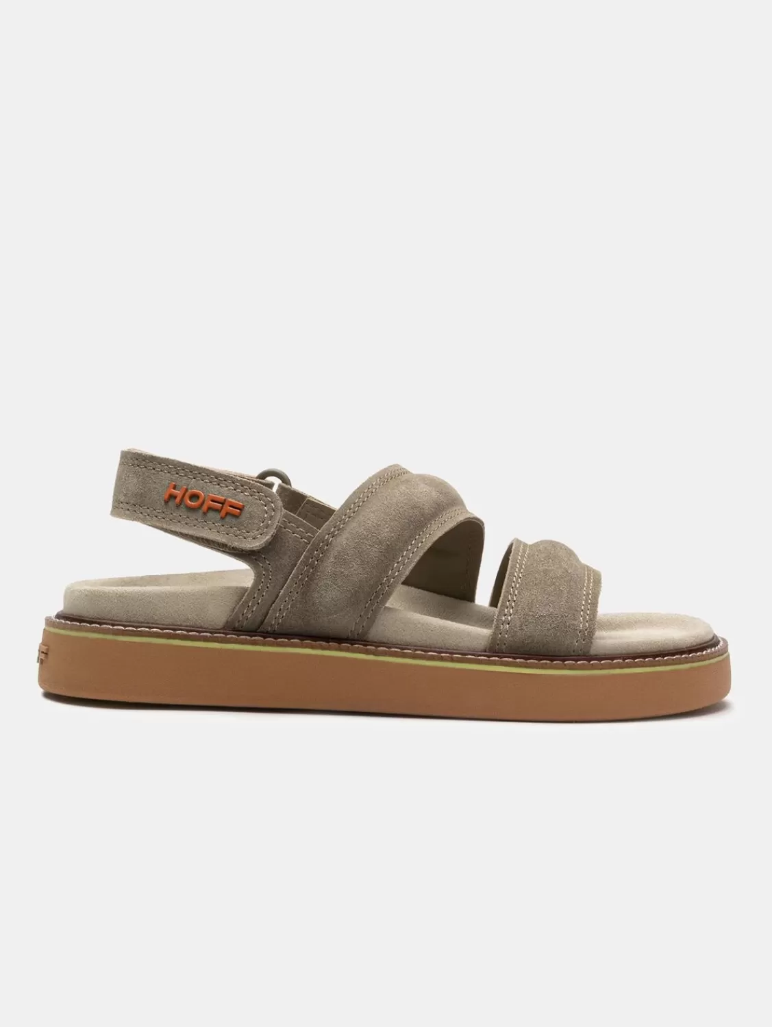 Mujer HOFF Sandalia Piel Road Caqui